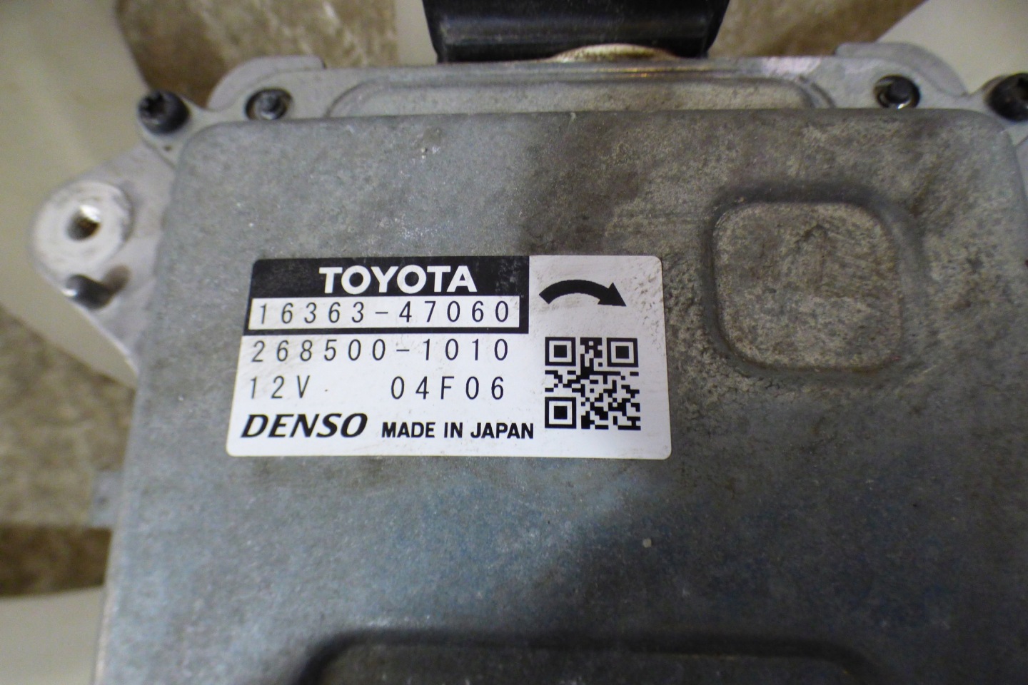 fan mini motor radiator 16363-47060 st.BDB TOYOTA COROLLA XII E21