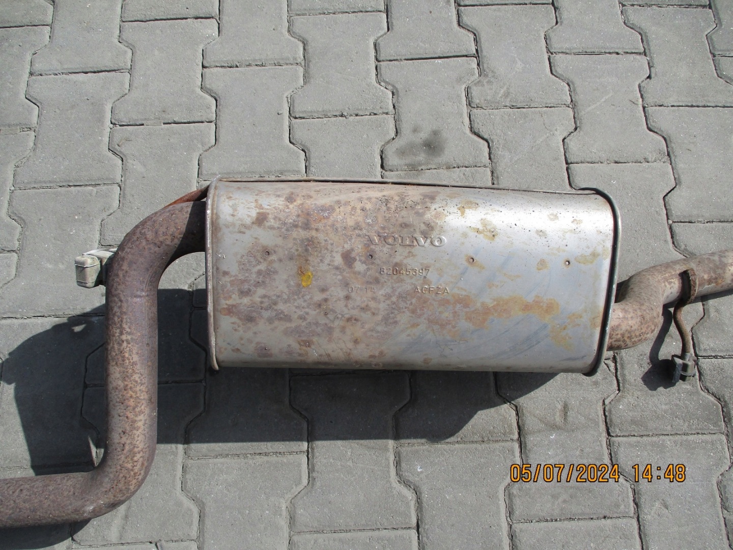 muffler, exhaust VOLVO V40 82045397