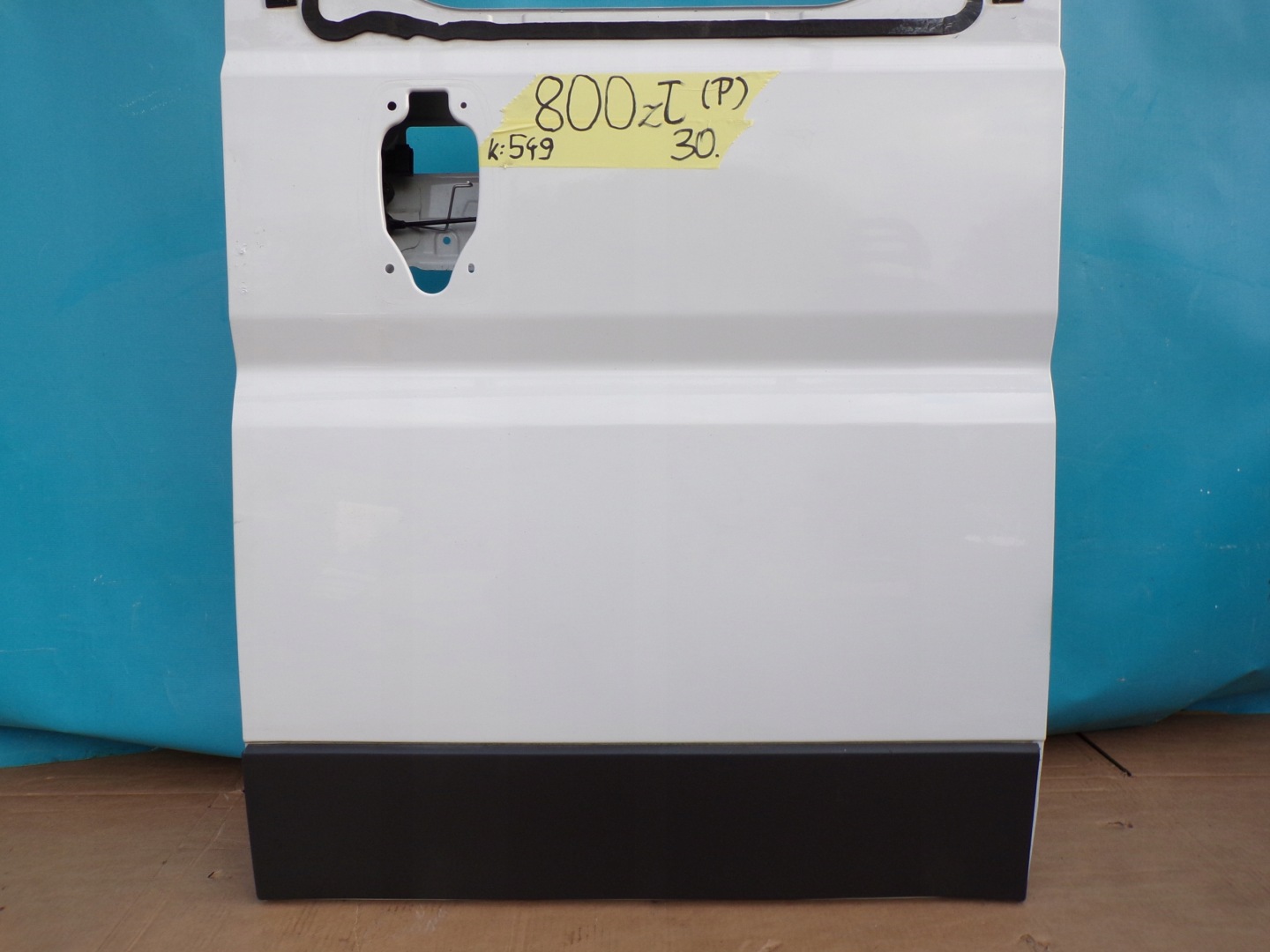 DUCATO JUMPER BOXER 06- door rear. right below SZYBE H2 190cm BIALE