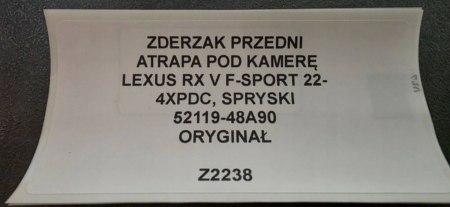 front bumper front Lexus RX V 5211948A90
