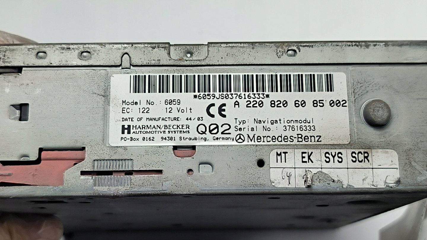 player navigation devices A2208206085 MERCEDES S- KLASA W220 LIFT