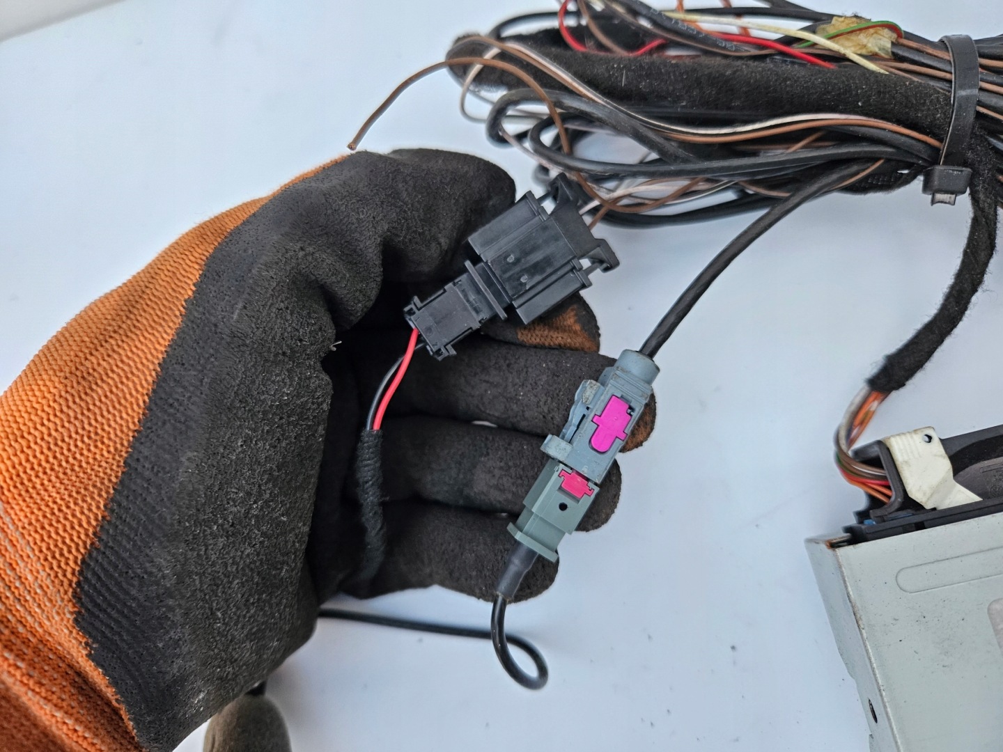 KAMERA reversing running board control unit bundle wiring AUDI A6 C7 4G sedan