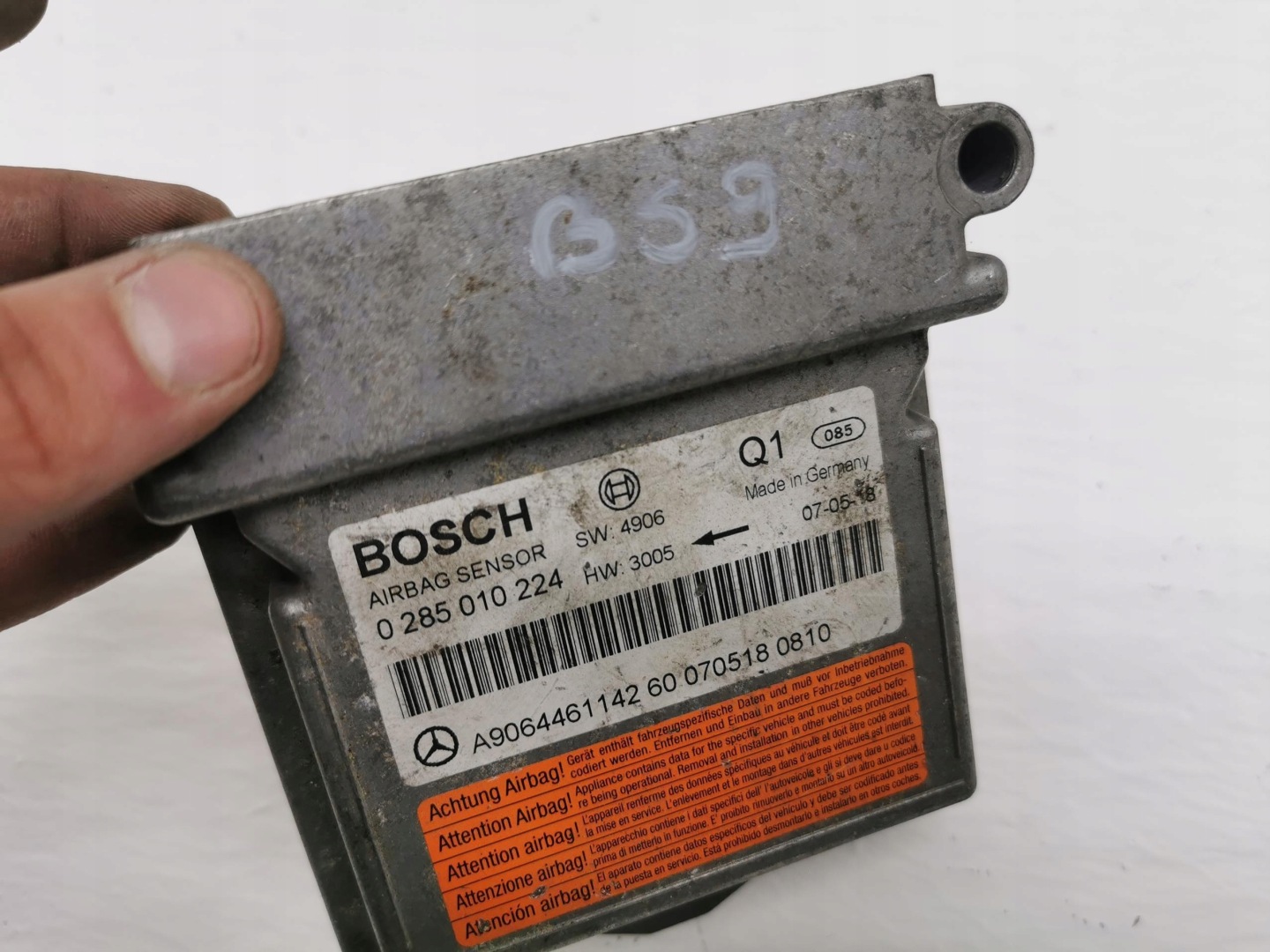Module Airbag MERCEDES SPRINTER W906 0285010224
