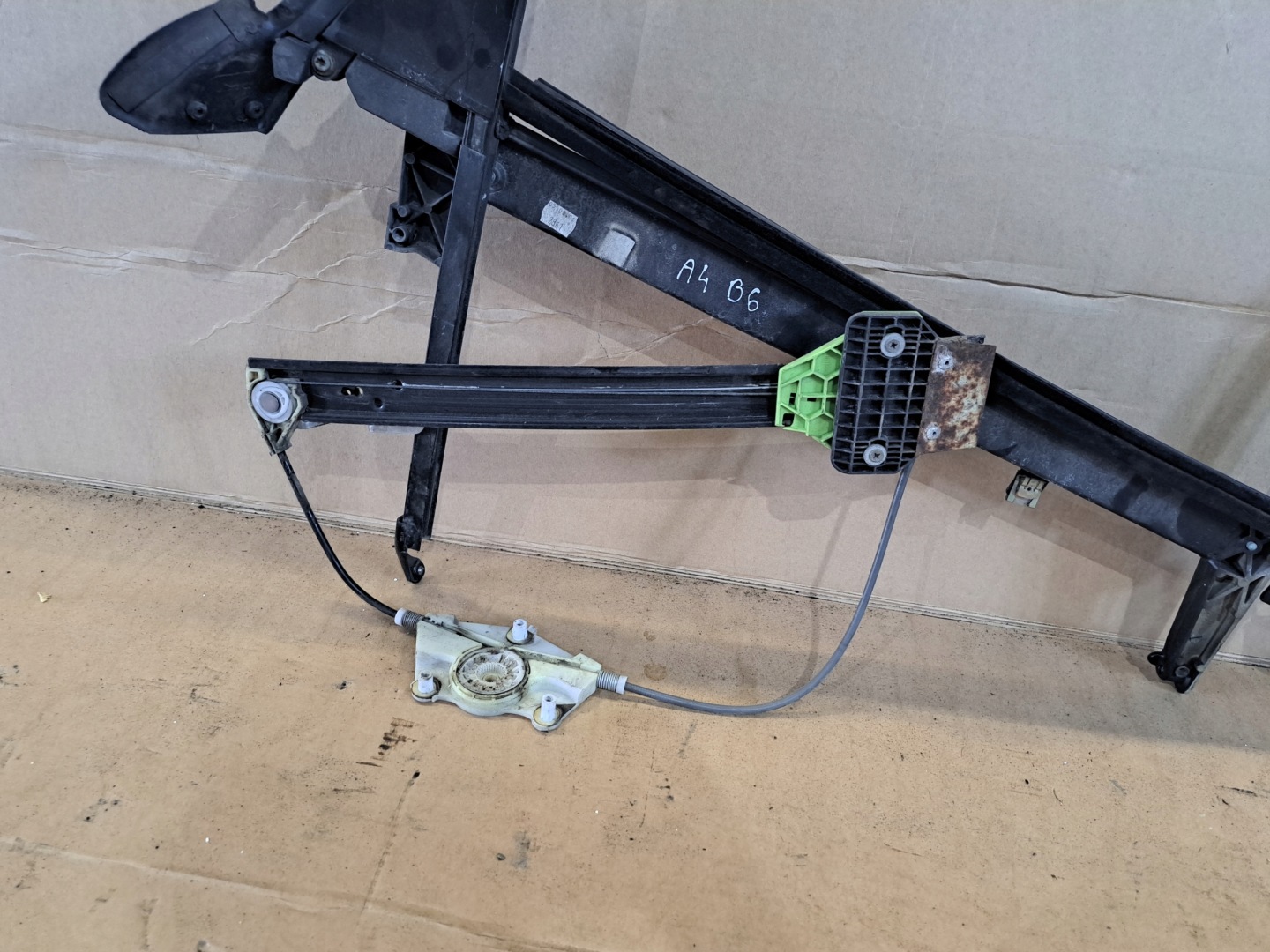 mechanism window regulator Audi A4 B6 right rear part