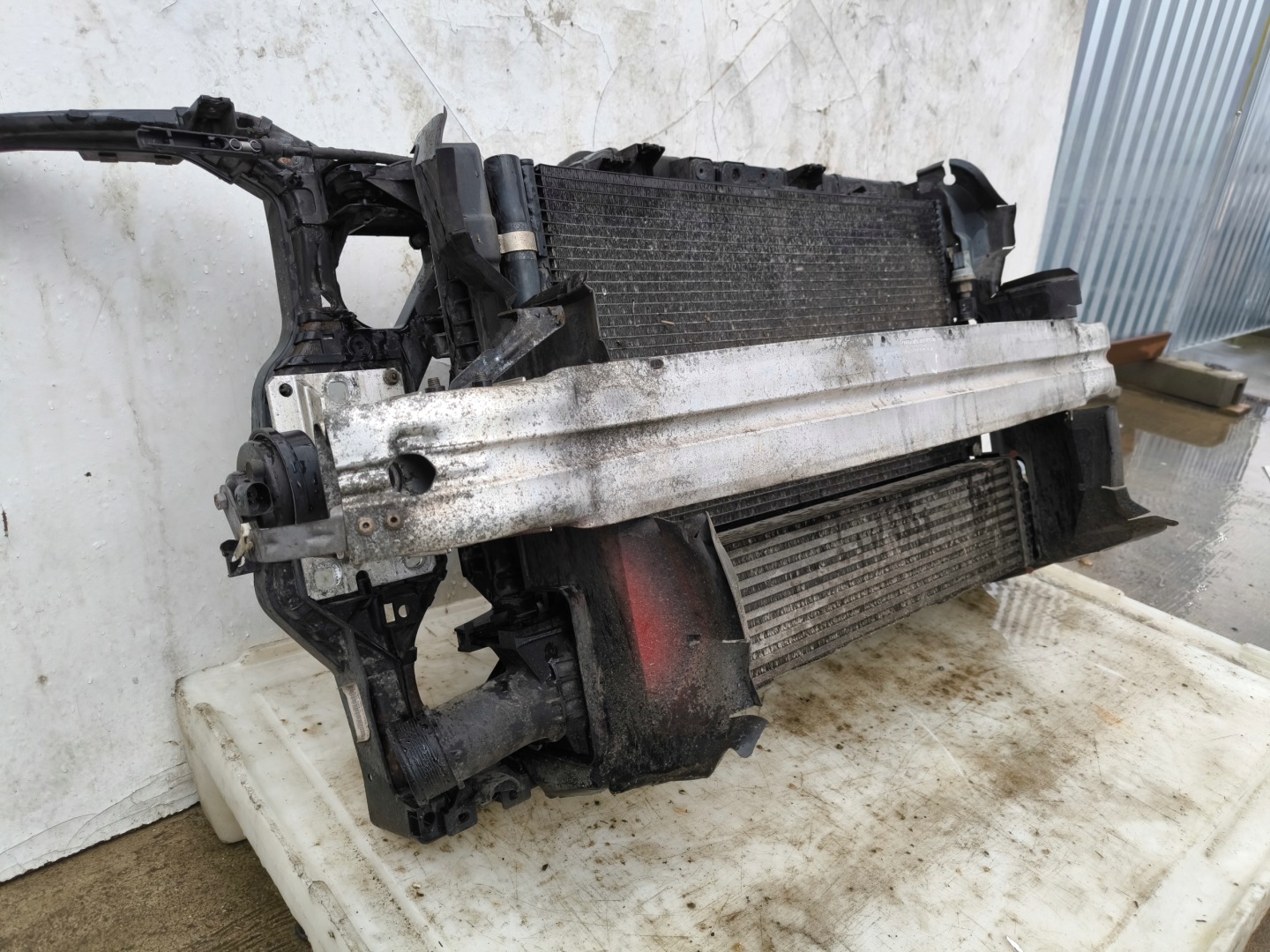 support panel for radiators complete AUDI A4 B8 1.8 2.0 TDI TFSI 1 fan MANUAL