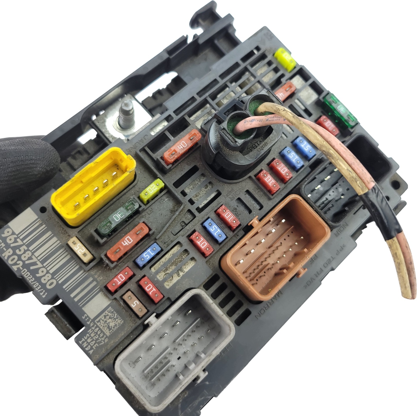 CITROEN C5 III X7 PEUGEOT module control unit BSM WTYCZKI 9675877980