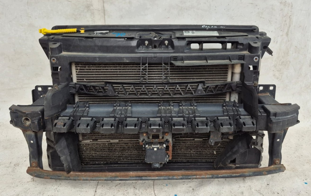 VW POLO 6R 09- support panel for radiators pillar iron radiator RADAR 6R0805588B