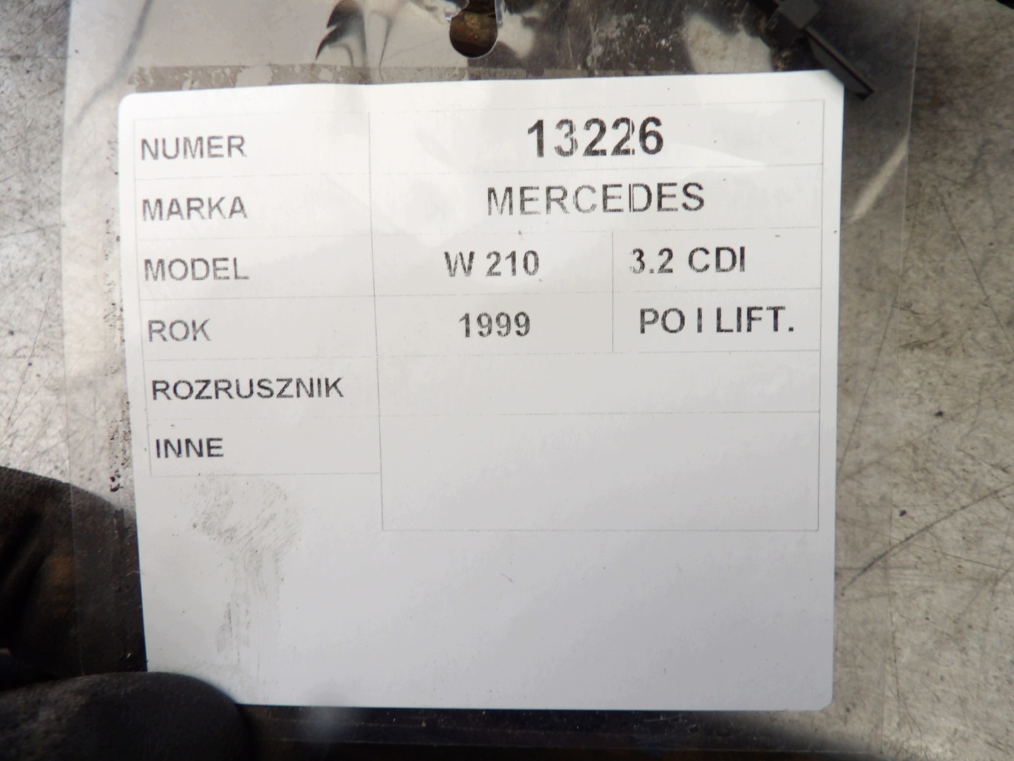 Mercedes W210 3,2 cdi startér