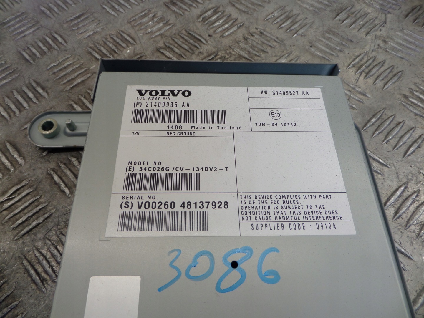 VOLVO V60 e S60 II V40 amplificatore radio 31409935AA