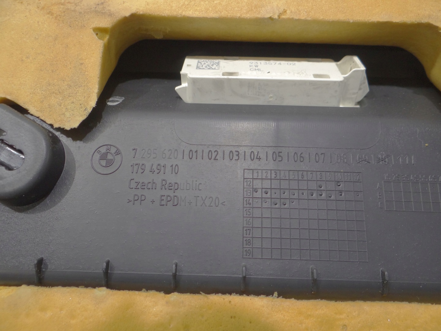 cover bonnet boot BMW F34 GT 7295620