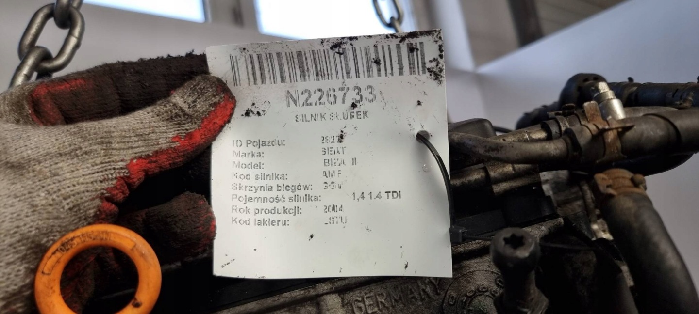 engine complete AMF 1.4 TDI 75 SEAT IBIZA III
