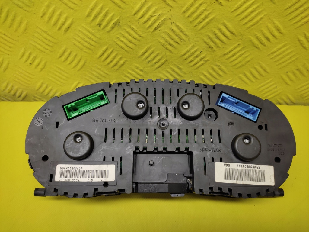 dials clock SEAT IBIZA 6K0920801F