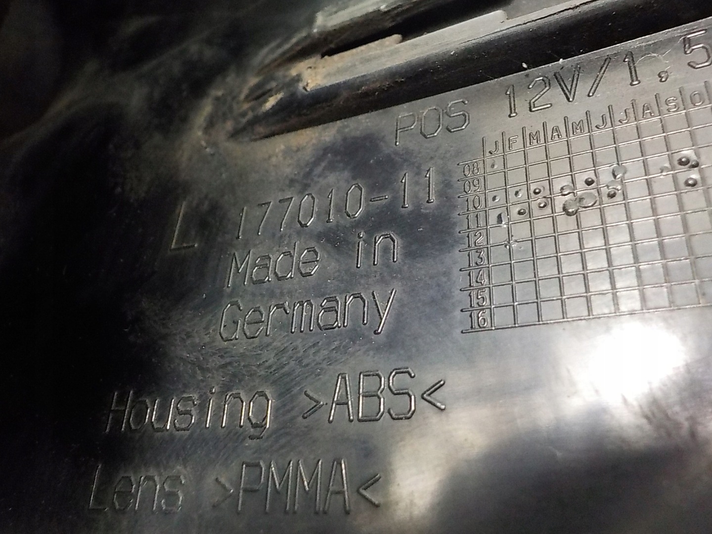 FORD GALAXY III MK3 LIFT light left rear left rear part 177010-11