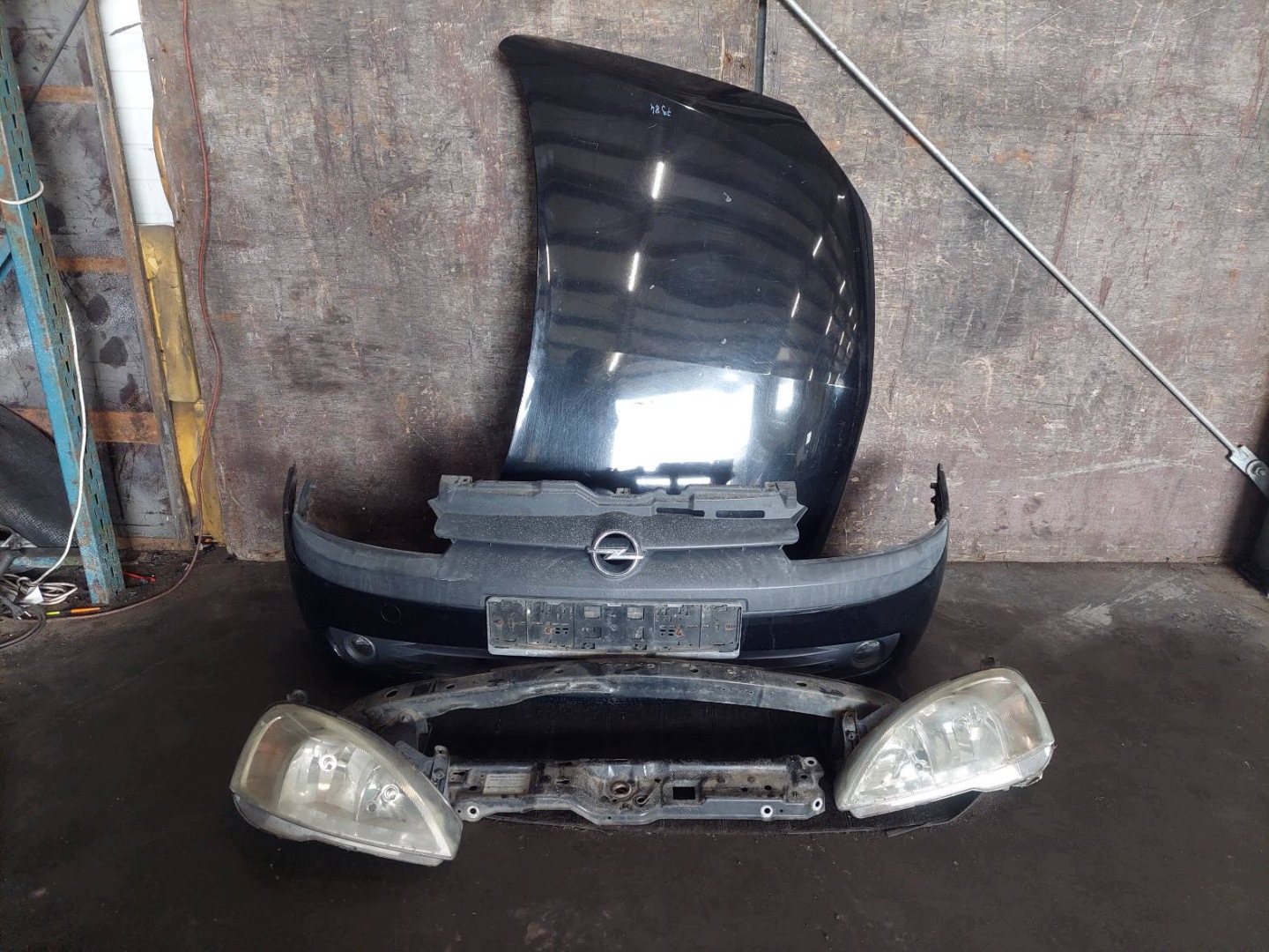 complete front OPEL CORSA C Z20C bumper front bonnet