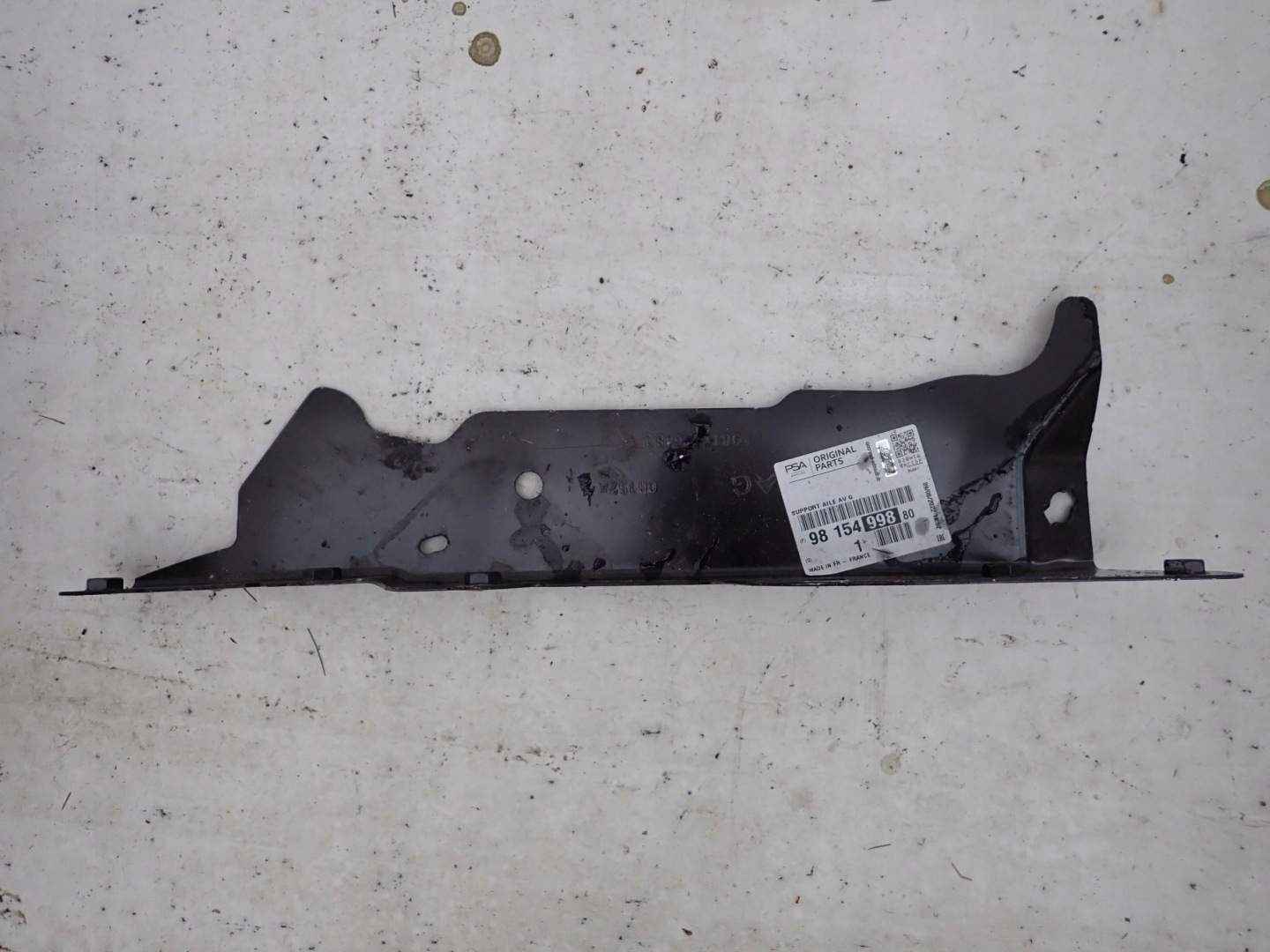 CITROEN C3 III Support Support plaque Aile Gauche Avant 9811926480