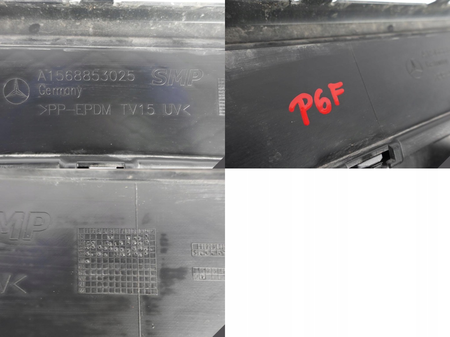 MERCEDES GLA X156 W156 45 AMG SPOILER diffuser rear part