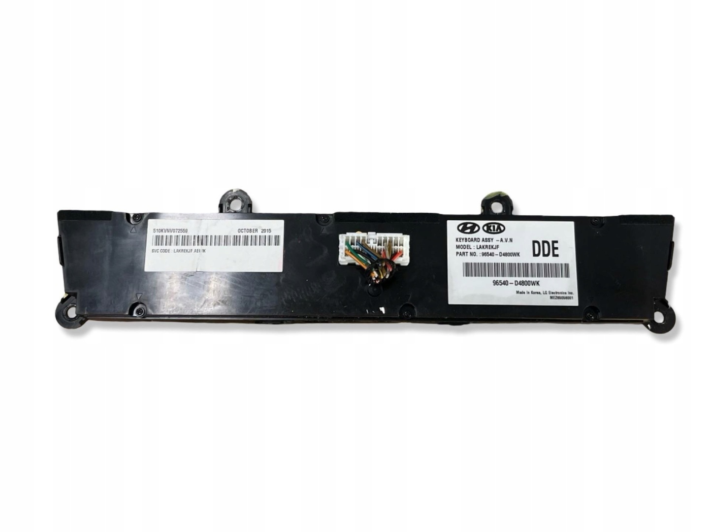 control panel radio Kia Optima 4 2015 96540-D4800WK