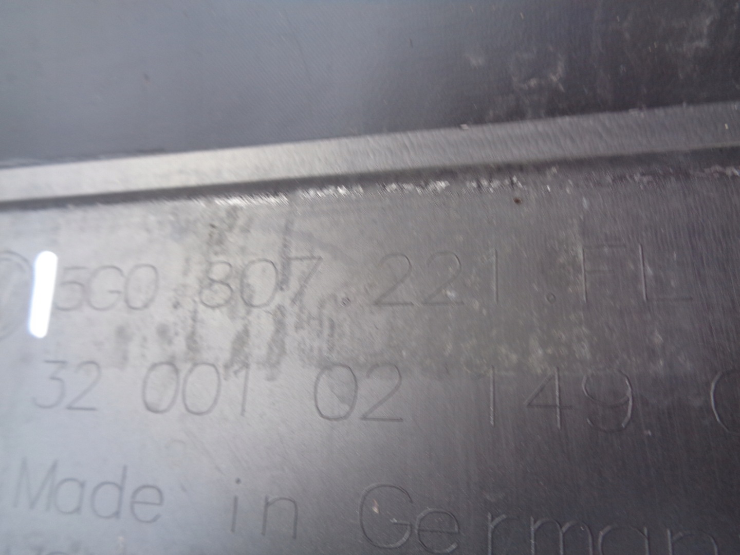 front bumper VW GOLF VII 7 5G 17- LIFT 25442