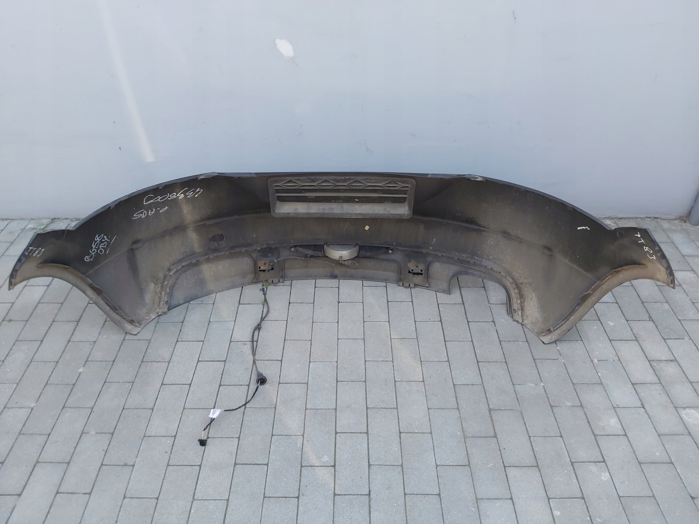 bumper rear part rear complete AUDI TT 8J LY9B