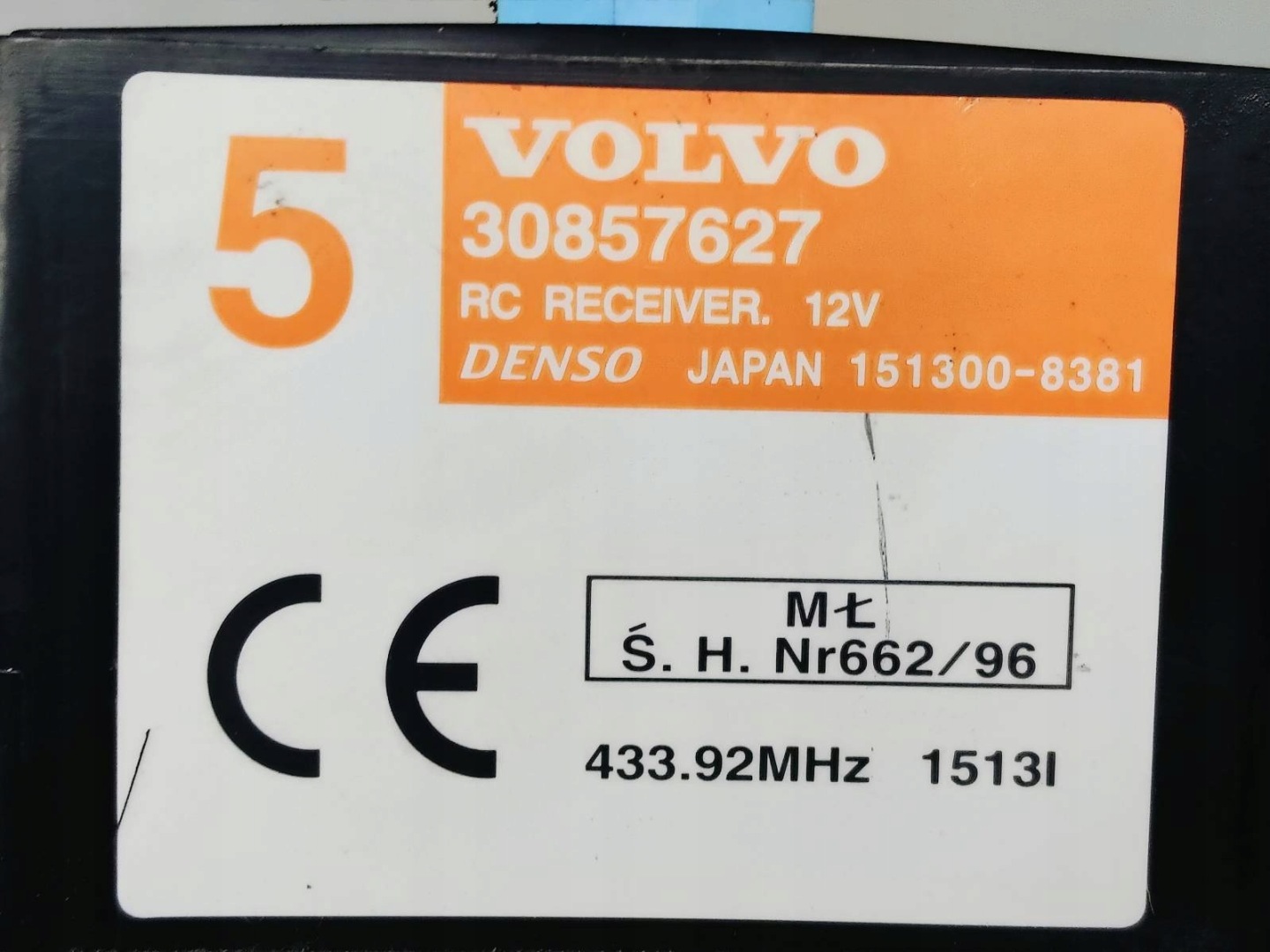 Module Central de la serrure VOLVO S40 1.6 16V 30857627 europa Berline
