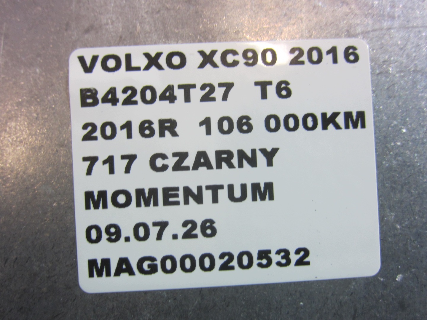 VOLVO XC90 II module KAMERY reversing XC 90 XC60 control unit PDC 31471507