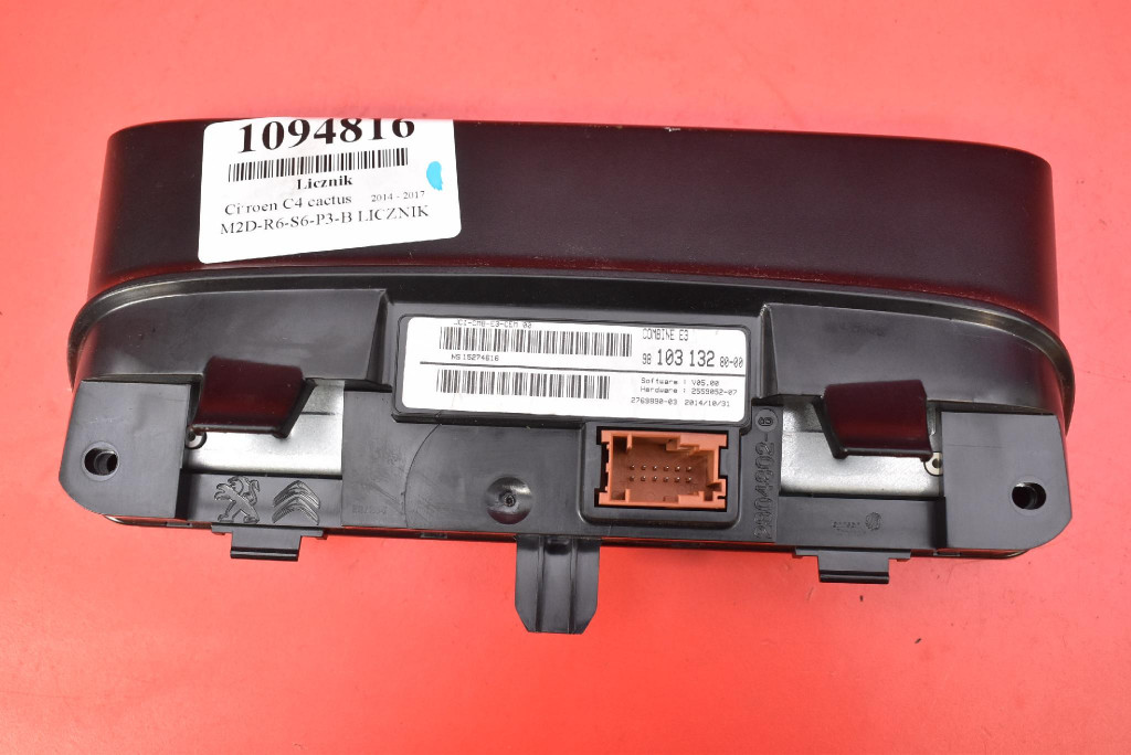 dials display EU 9810313280 CITROEN C4 CACTUS 1 and 1.2 PURETECH 110 KM