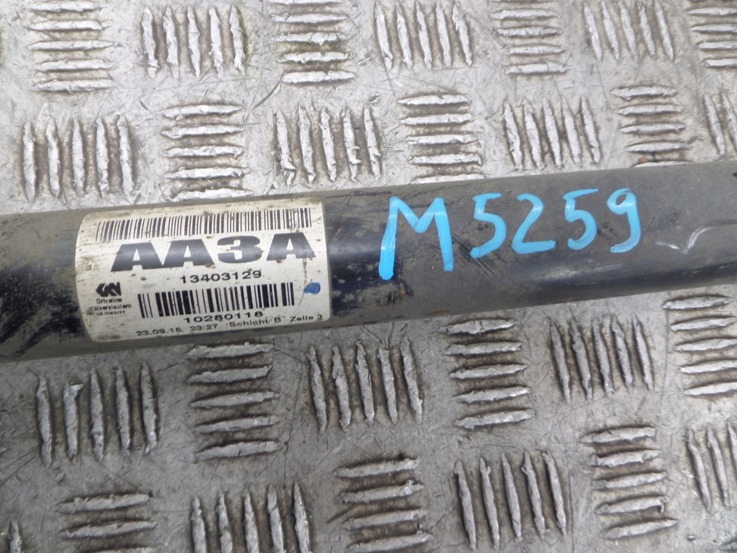 OPEL ASTRA K 5 V semi-axis right long 13403129 AA3A M32 1.6CDTI