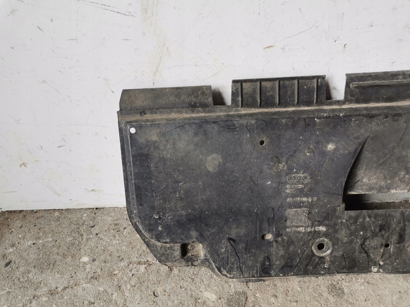 Blende Abdeckung abdeckung unter Motor Original AUDI A6 C6 4F0863822A