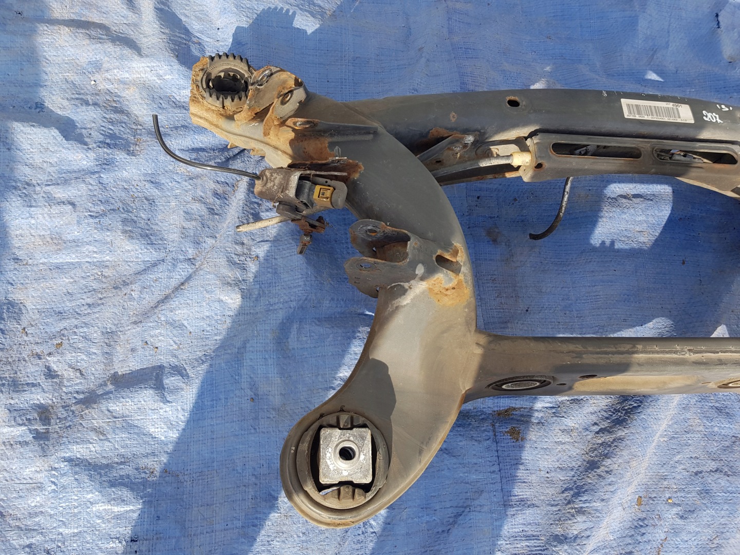 axle beam rear part MERCEDES W207 C207 sider subframe axle beam