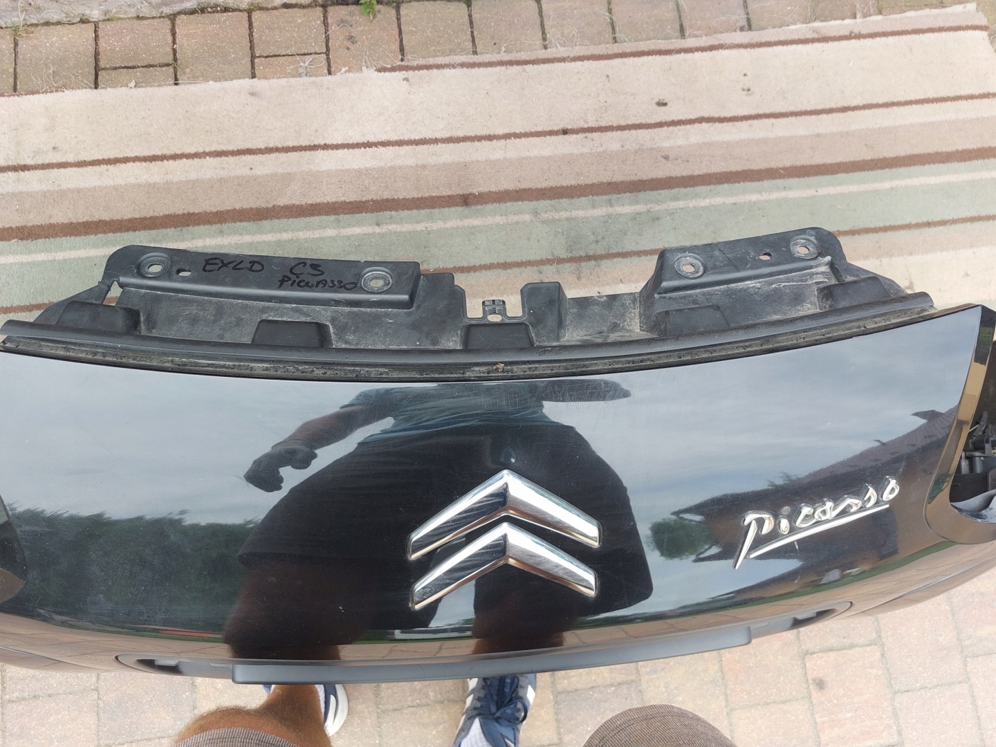 bumper front CITROEN C3 PICASSO 08-12r black EXLD