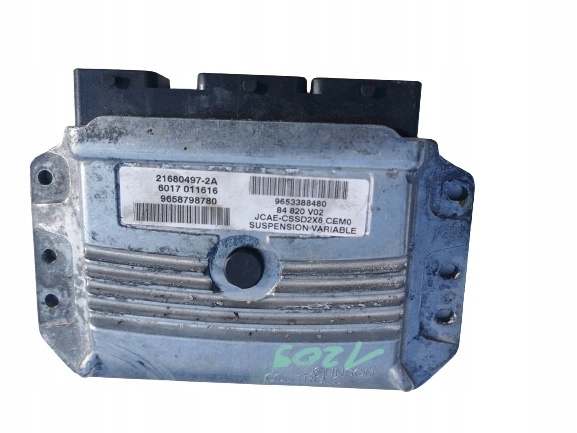 PEUGEOT 407 2.7D 21680497-2A 9658798780 computer E