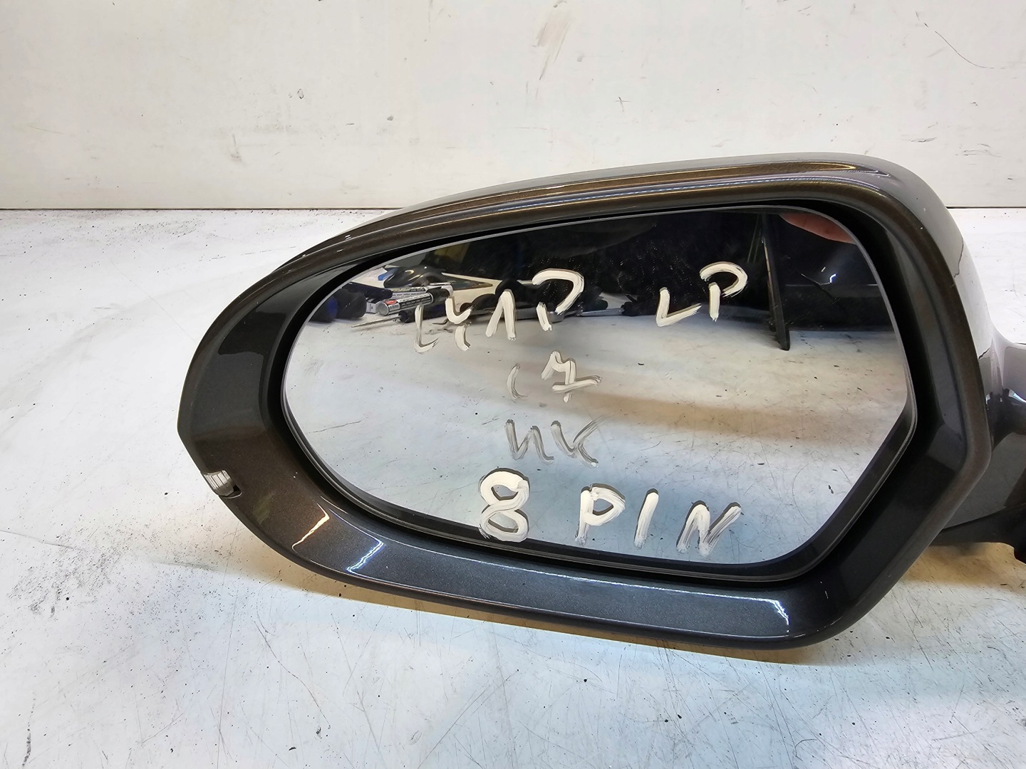 mirror exterior left AUDI A6 C7 LY1P 8-PIN UK