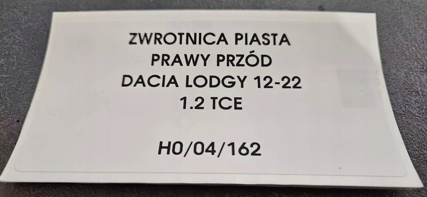 otoč čepu pravý předek DACIA LODGY 12-22 1.2