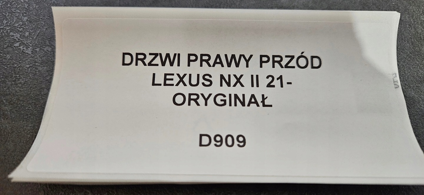 door right front LEXUS NX II 21- original