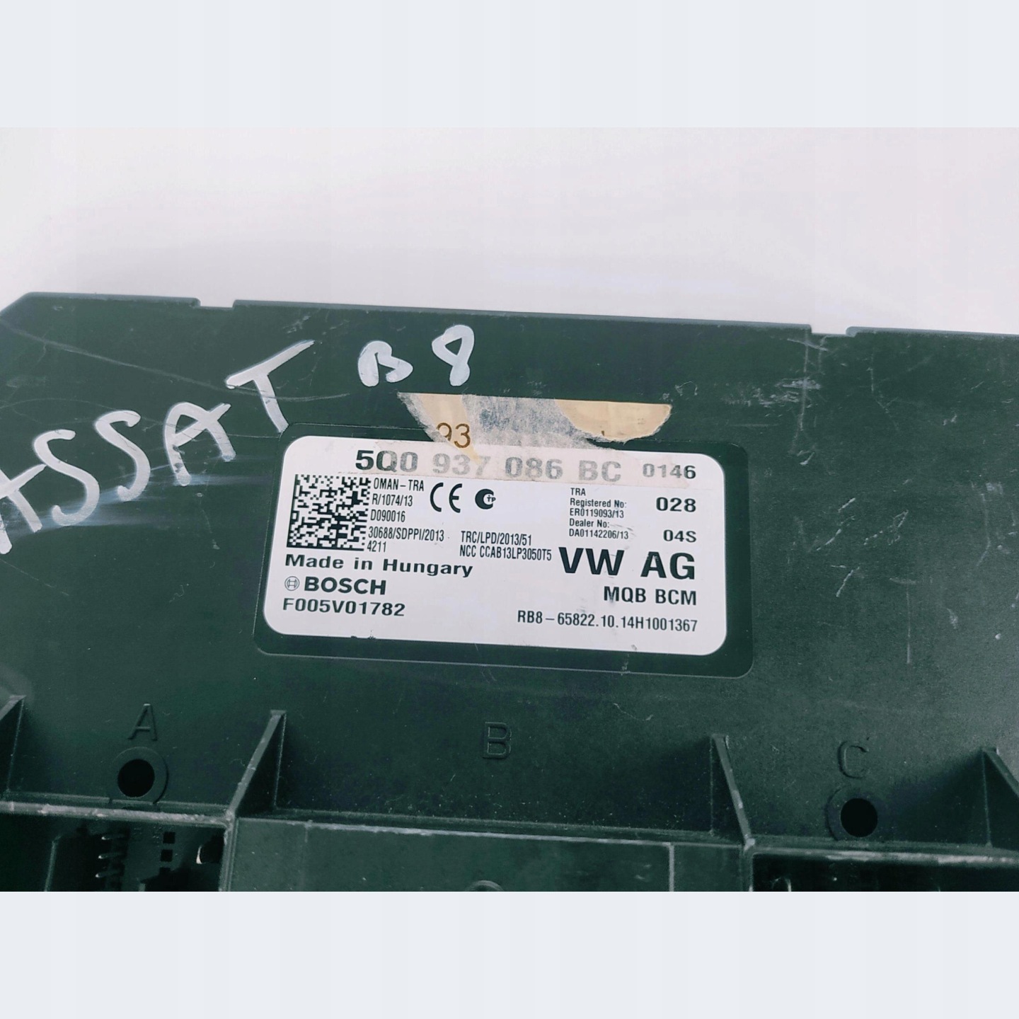 control unit KOMFORTU VW GOLF 7 PASSAT B8 AUDI A3 8V