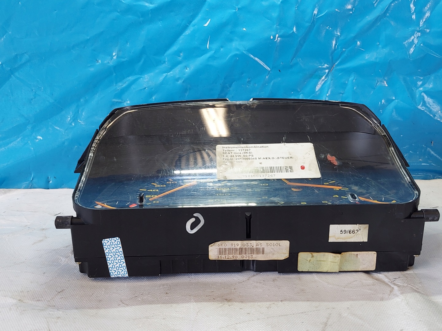 dials clock SEAT INCA 1.4 B 6K0919033AS