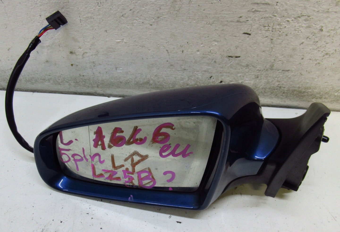 AUDI A6 C6 mirror left 5 PIN EUROPA