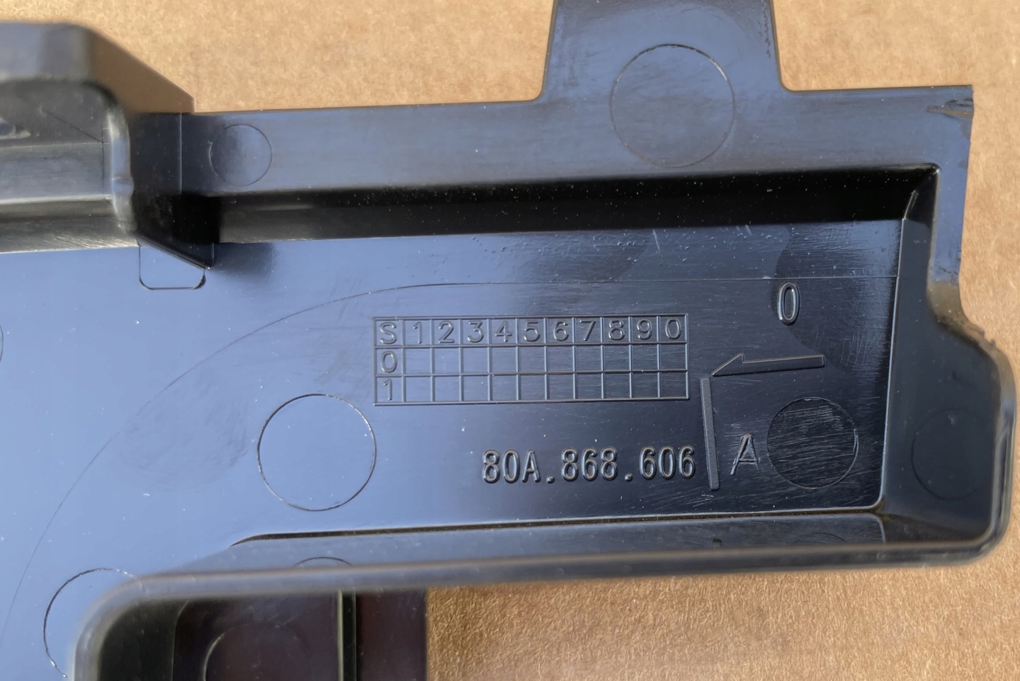 spoiler boot AUDI Q5 LIFT 80A868606A right original as new