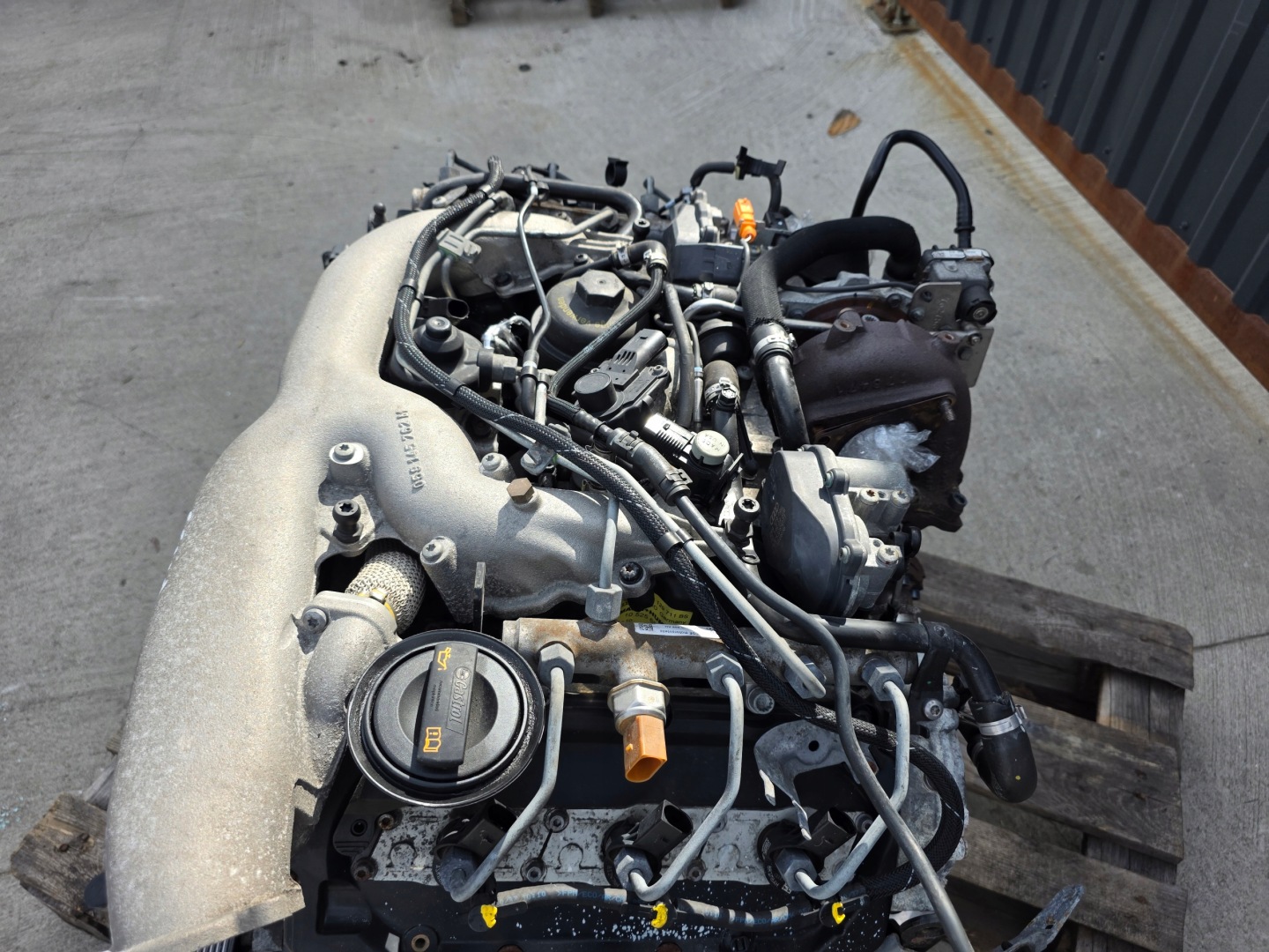 engine complete AUDI A4 B8 A5 8T Q5 8R ITP 3.0 TDI CCW CCWA 124101KM *3*