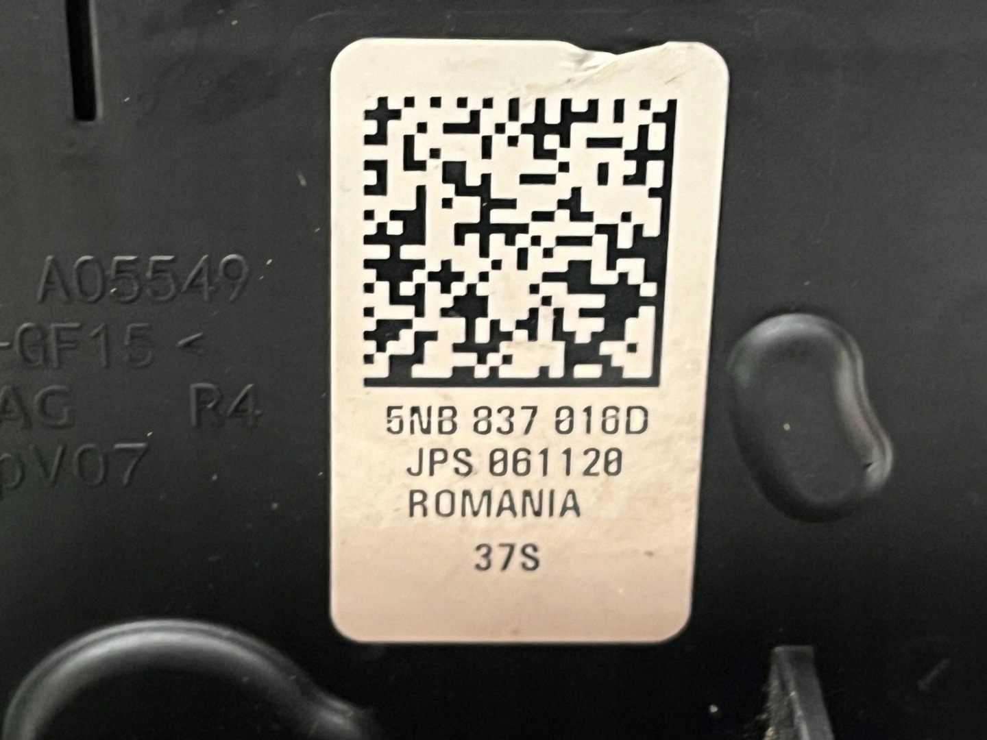 VOLKSWAGEN SEAT SKODA lock door right front 5NB837016D @M
