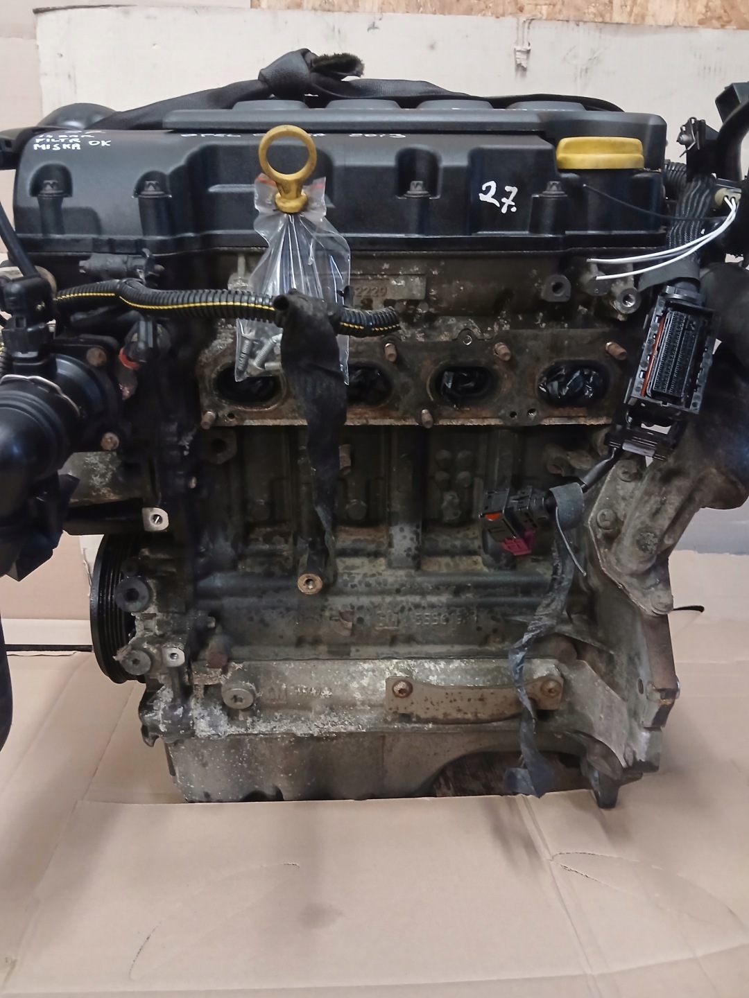 OPEL ASTRA MERIVA 1.4 16V 2013 A14XER engine complete KPL 171 TYS KM