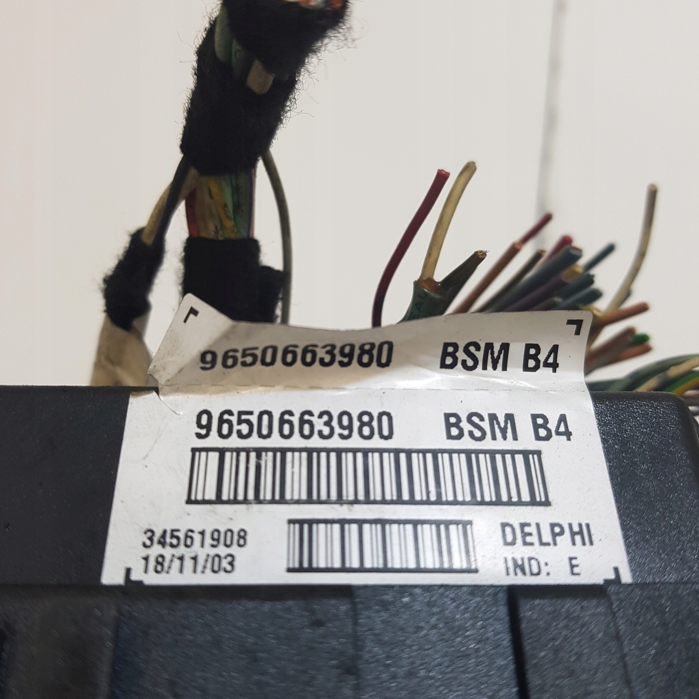 Module BSM PEUGEOT 307 9650663980