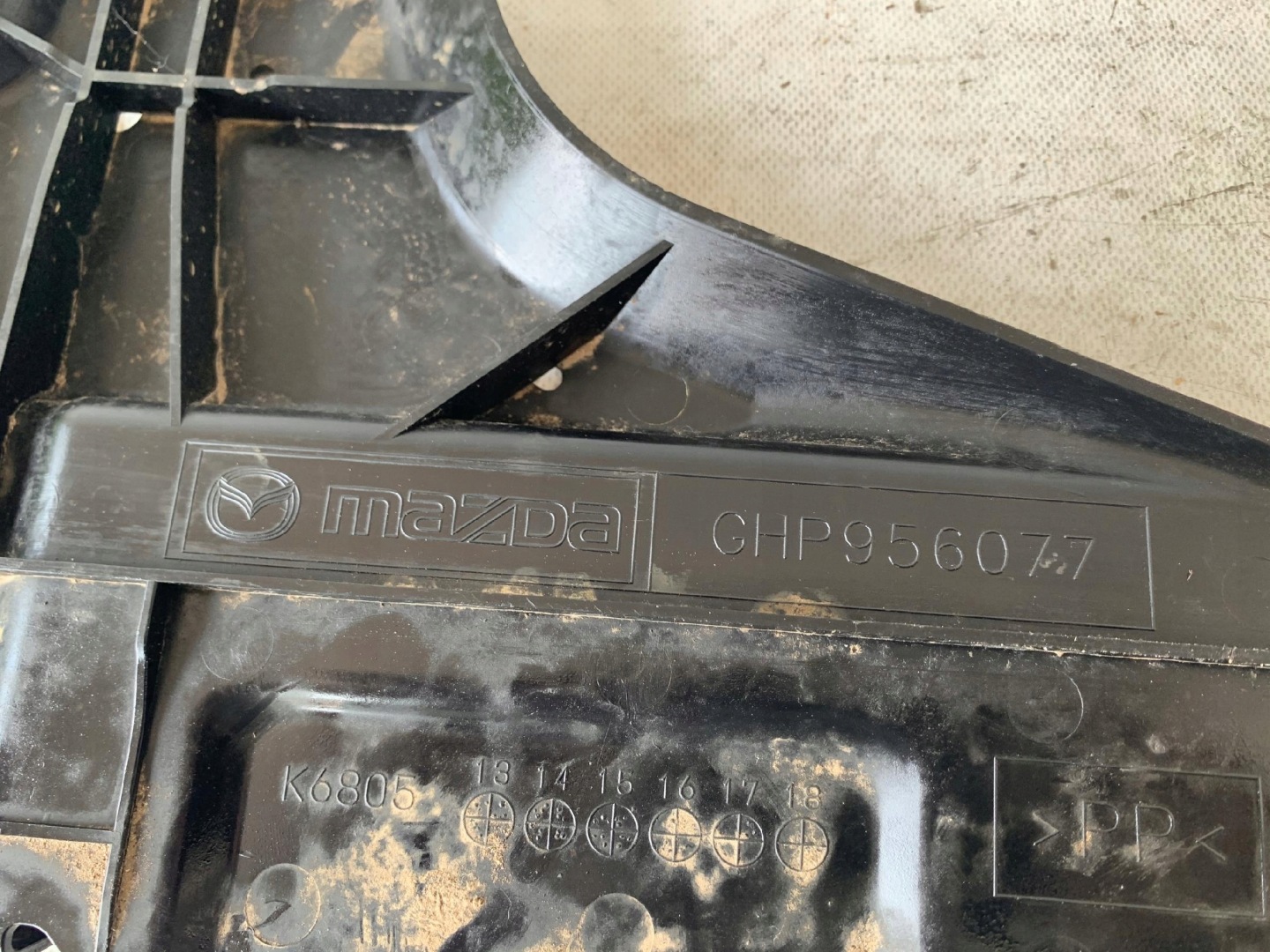 cover lower right left front MAZDA 6 GJ LIFT