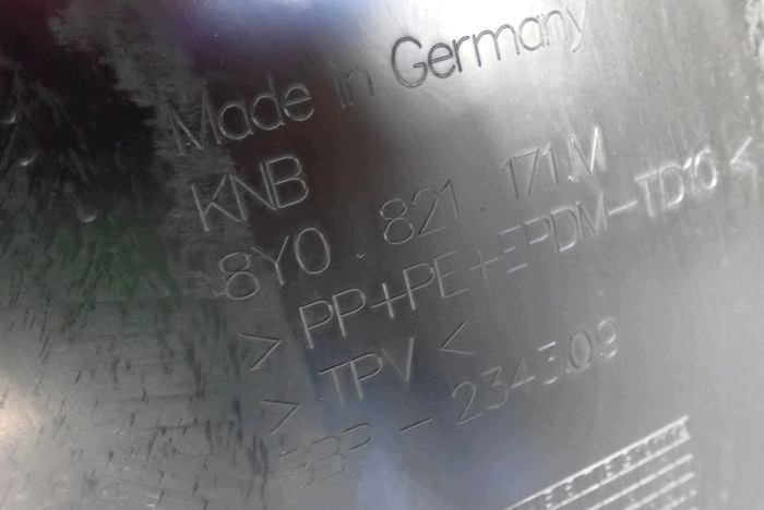 AUDI A3 8Y 20- mudguard left front front