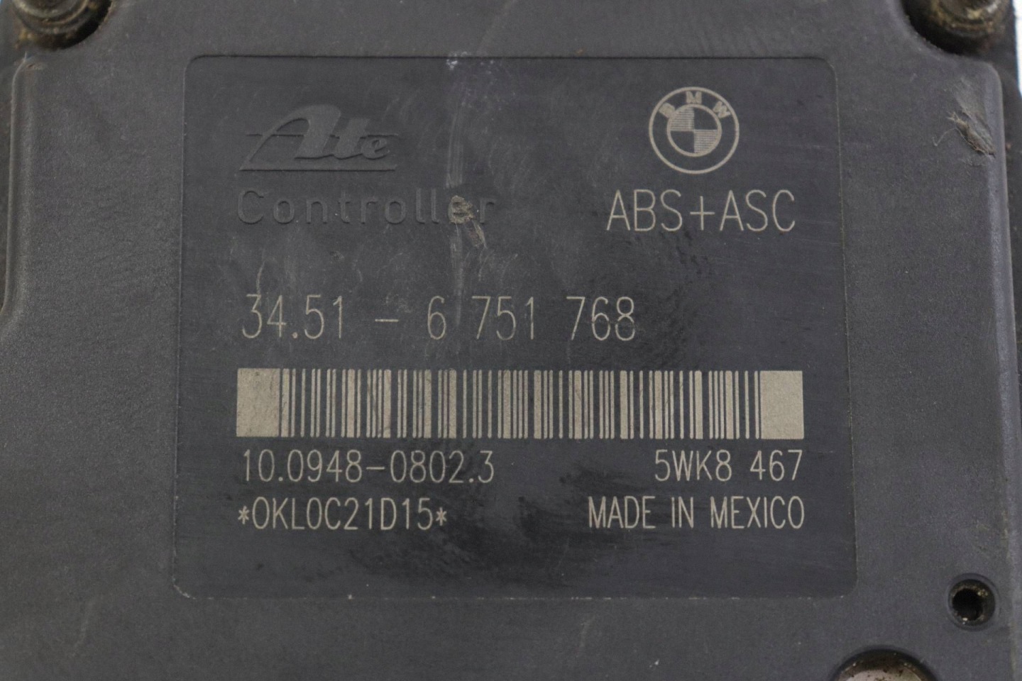 BMW 3 E46 E36 Pompa Centralina ABS 6751767 6751768