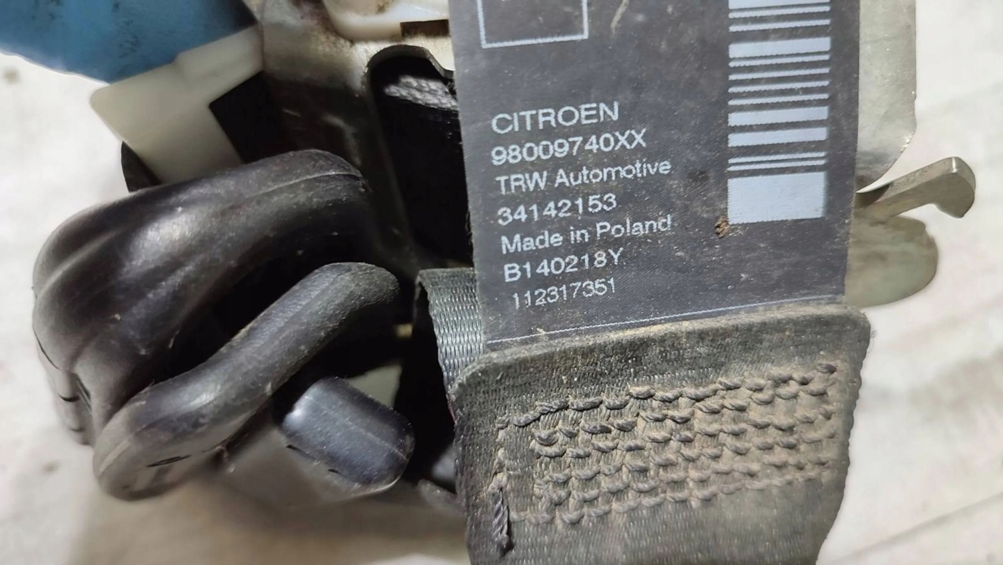 Citroen C4 Cactus 2018 heck Seite links Gurten Sicherheits SITZ hinten