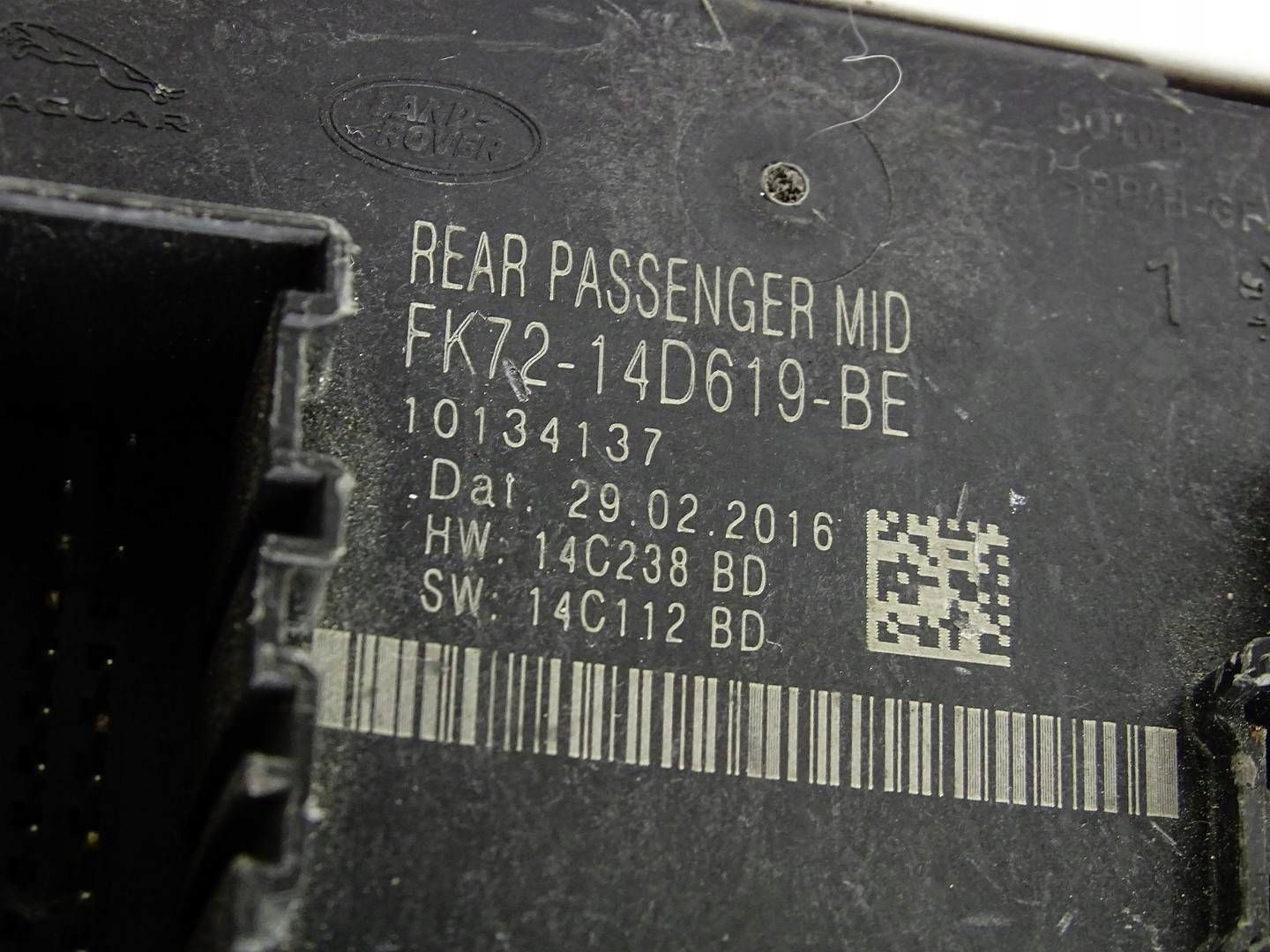 control unit module door right rear part JAGUAR XE X760 FK72-14D619-BE