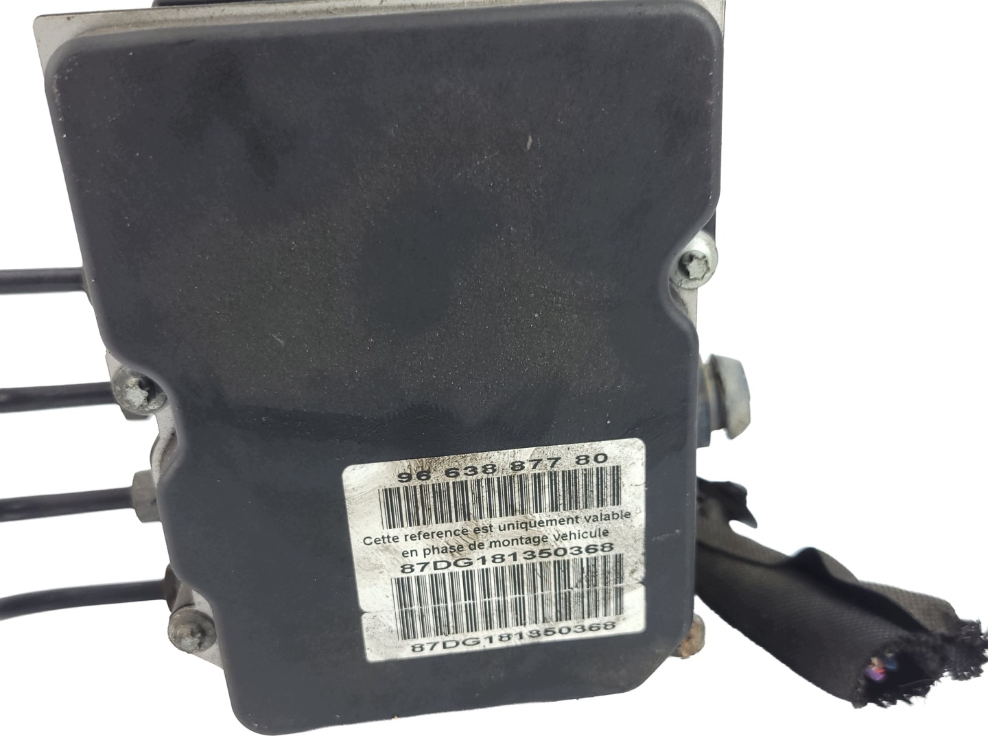 CITROEN C5 III X7 pump ABS control unit 9663887780