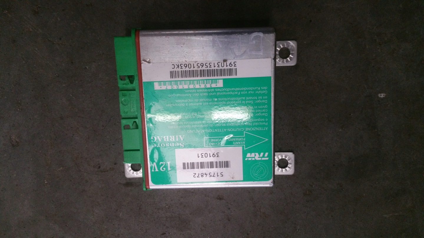 dashboard console tension belts sensor kpl Fiat Grande Punto