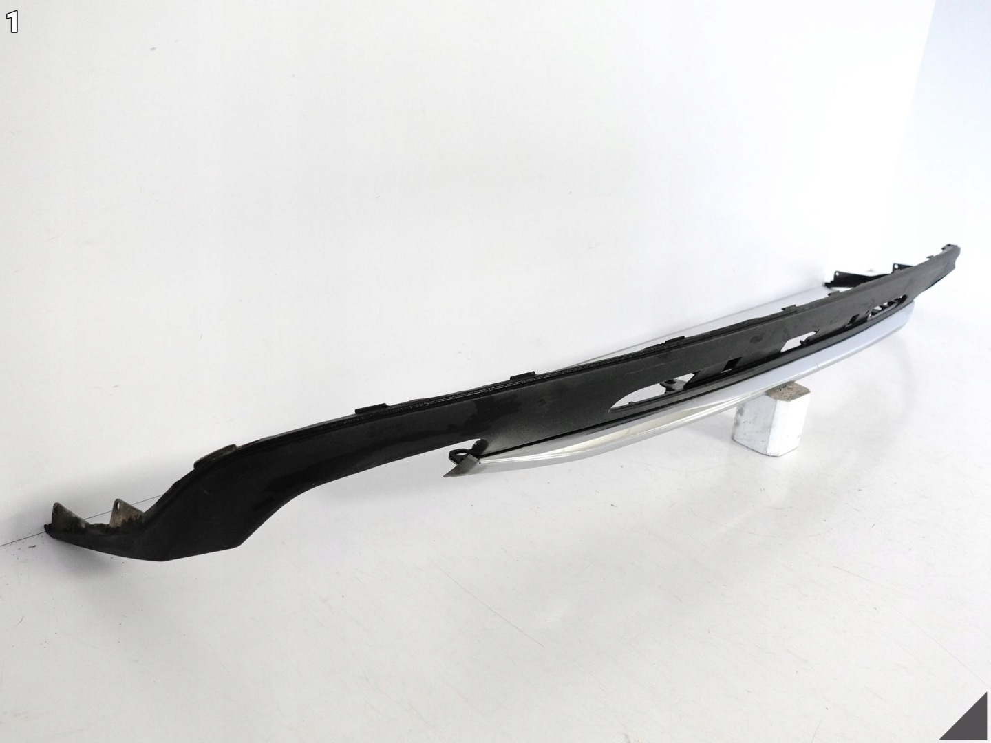 MERCEDES CLS X218 C218 AMG 10-14 bumper SPOILER diffuser + CHROM moulding rear part